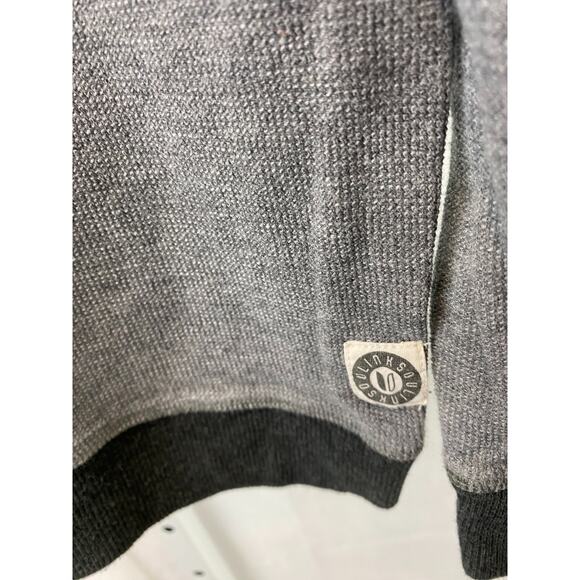 LINKSOUL Size XL John Ashford Luxury Cotton Crew Neck Pullover Top Gray - Picture 3 of 6